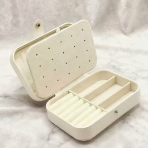 Joyero rectangular  blanco